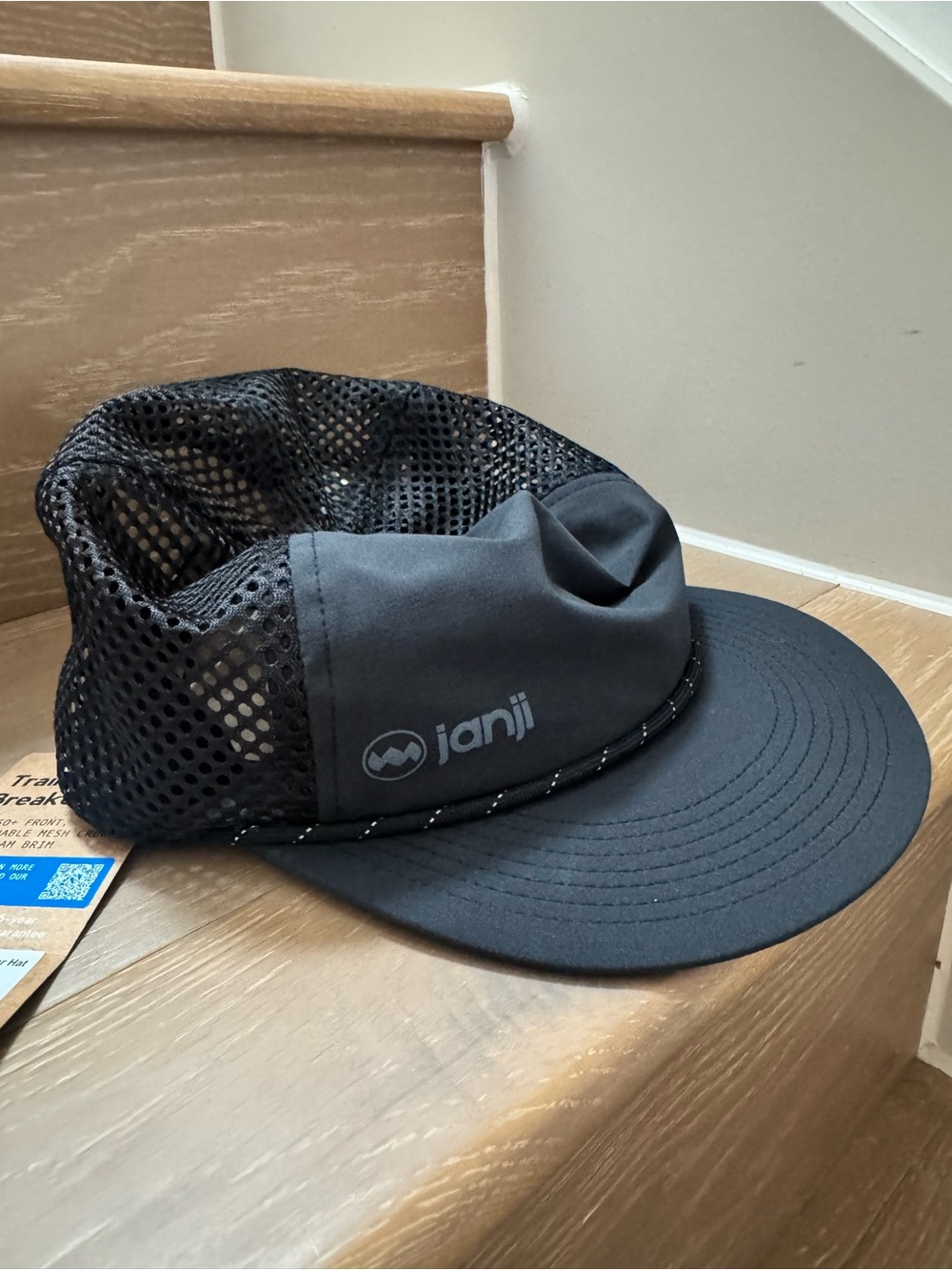 NWT Janji Black Trailbreaker Running Hat